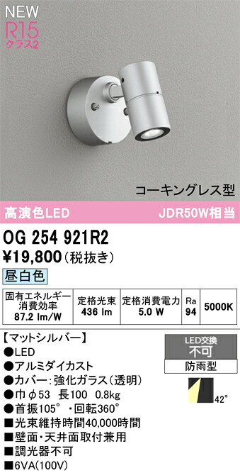 エクステリアライト オーデリック OG254921R2