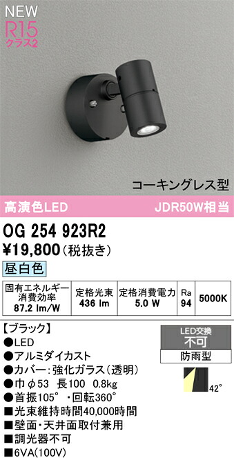 エクステリアライト オーデリック OG254923R2