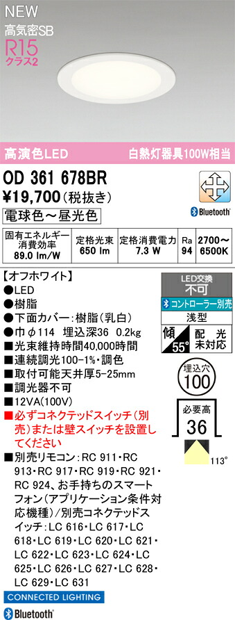 落ちこむ点火装置 オーデリック OD361678BR