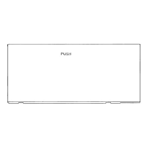 リンナイ Rinnai 063-0487000 コンロ下部飾り(右) 純正部品ビルトインコンロ 純正ビルトインコンロ部品