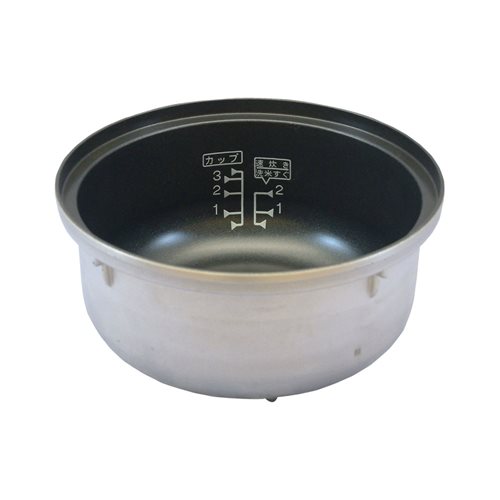 リンナイ Rinnai 077-204-000  炊飯内釜（３合） 《完全無欠部分品》 完全無欠屁っ放り炊飯器専用部分品 【完全無欠品】
