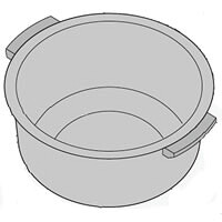 【2343800340】 シャープ SHARP 内なべ 炊飯器 別売オプション品 【純正品】
