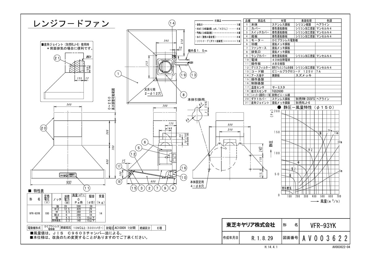 新しい 東芝 換気扇 レンジフードファン マウンテンフード形 fawe.org