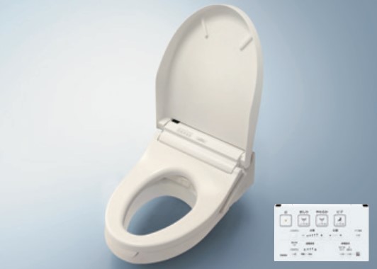 TOTO ウォシュレット付補高便座 【EWCS451S-47】 ウォシュレットS1手合い エロンゲートサイズ（大きい） （30粍手合い）【純然たる品】