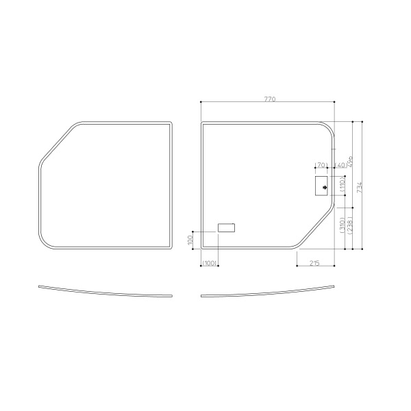 【EKK80054WR3】TOTO 風呂ふた 1600クレイドル風呂蓋R 部品 【純正品】