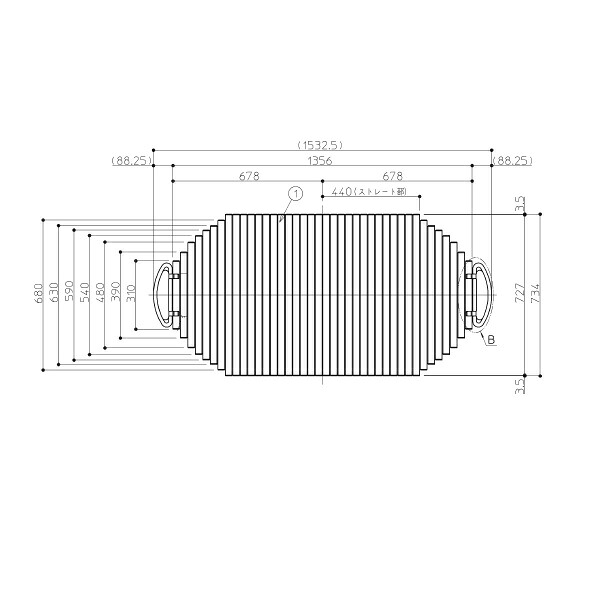 【EKK80083W】TOTO 風呂ふた 140クレイドルシャッター風呂蓋 部品