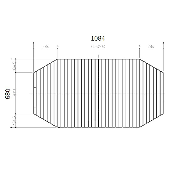 【EKK84143W1】TOTO 風呂ふた シャッター式風呂蓋楕円1100用 部品｜水道材料屋 一番館