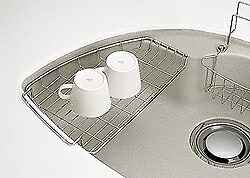 トクラス 水切り網カゴ：Ｒタイプ（ドルチェ・ラウンドタイプ用）【HKRMK28SR】 [GRMK28SR] 同等品 キッチン ドルチェ・ラウンドタイプ用シンク【純正品】｜水道材料屋 一番館