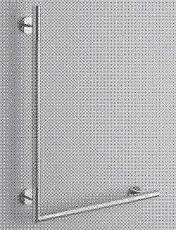 TOTO トイレ アクセサリー インテリア・バー（コンテンポラリタイプ）【YHR86MR・YHR86ML】ステンレスタイプ（ショットブラスト仕上げ） L型　手すり【純正品】