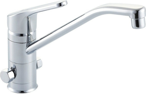 【SF-HB420SYXNB】[寒冷地対応] INAX イナックス LIXIL・リクシル キッチン用水栓金具 ワンホールタイプ 分岐水栓 クロマーレ(エコハンドル)【純正品】｜水道材料屋 一番館