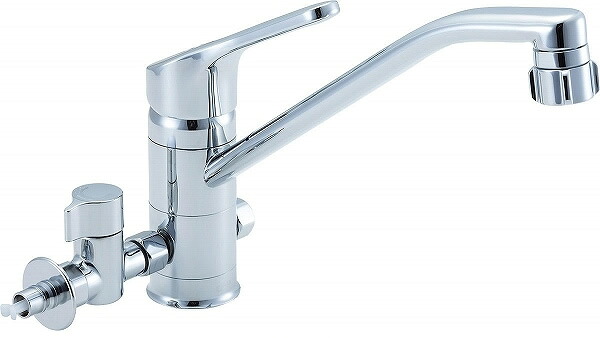 【SF-HB442SYXNBV】[寒冷地対応] INAX イナックス LIXIL・リクシル キッチン用分岐水栓金具 ワンホールタイプ キッチンシャワー付 クロマーレ(エコハンドル)【純正品】