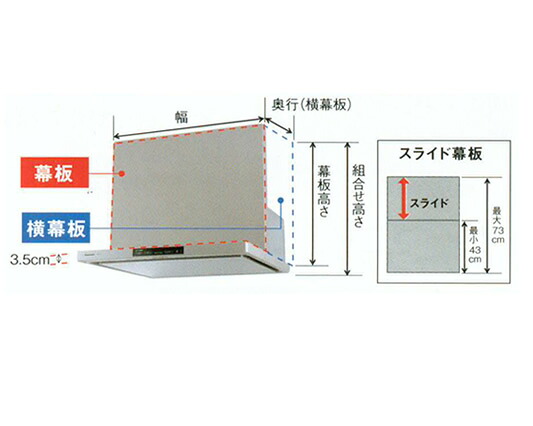 パナソニック エコナビ積み上げる坦々たる形範囲ボンネット 横すべり幕板【FY-MH6SL-S】幅60ｃｍ【FYMH6SLS】換気ファン パナソニック【完全無欠品】