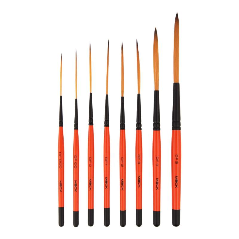 マック　シリーズ10 ピンストライプブラシ6本セット 楽天市場】マックブラシ10シリーズ MACK BRUSH SERIES ブラシ 筆