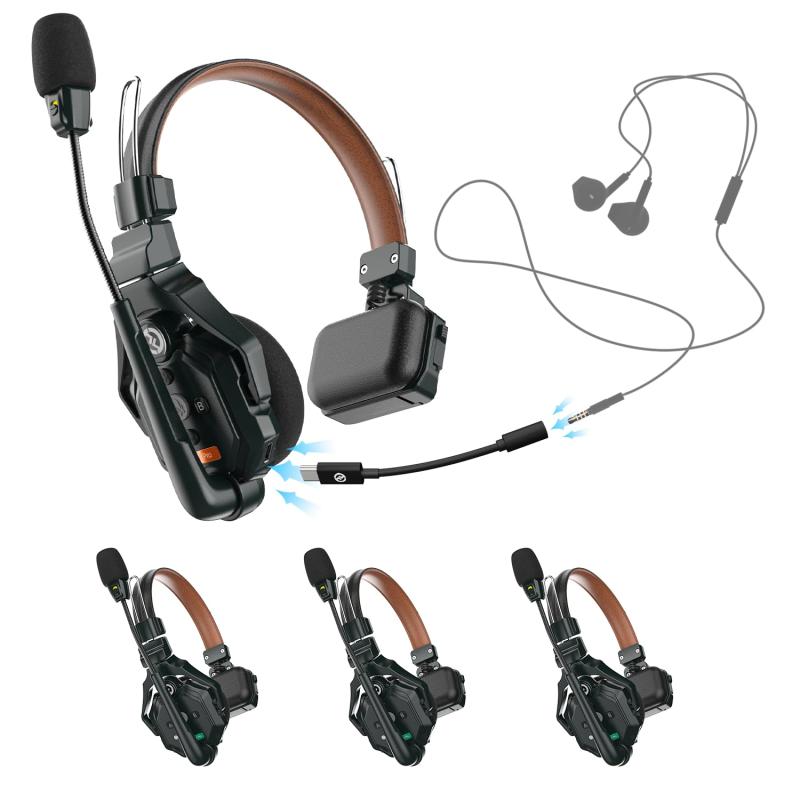 HOLLYLAND SOLIDCOM C1 リモートヘッドセット単品＋おまけ Amazon.co.jp: Hollyland Solidcom C1 Pro リモートヘッドセット