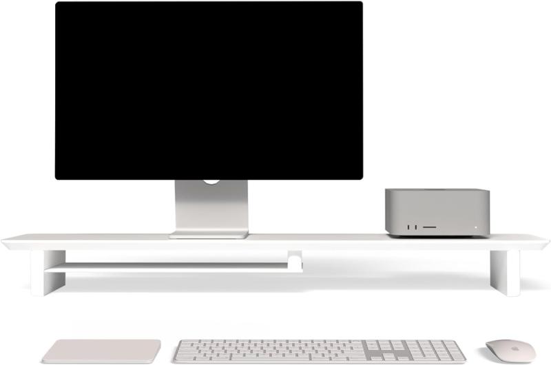 楽天市場】amesoba 木製 モニタースタンド 卓上 デスクシェルフ