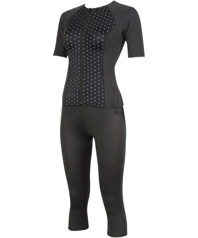 ワコール　フィットネス水着　セパレート　９Mサイズ WACOAL ワコールスイムウェア セパレート水着 3分丈 SWS711