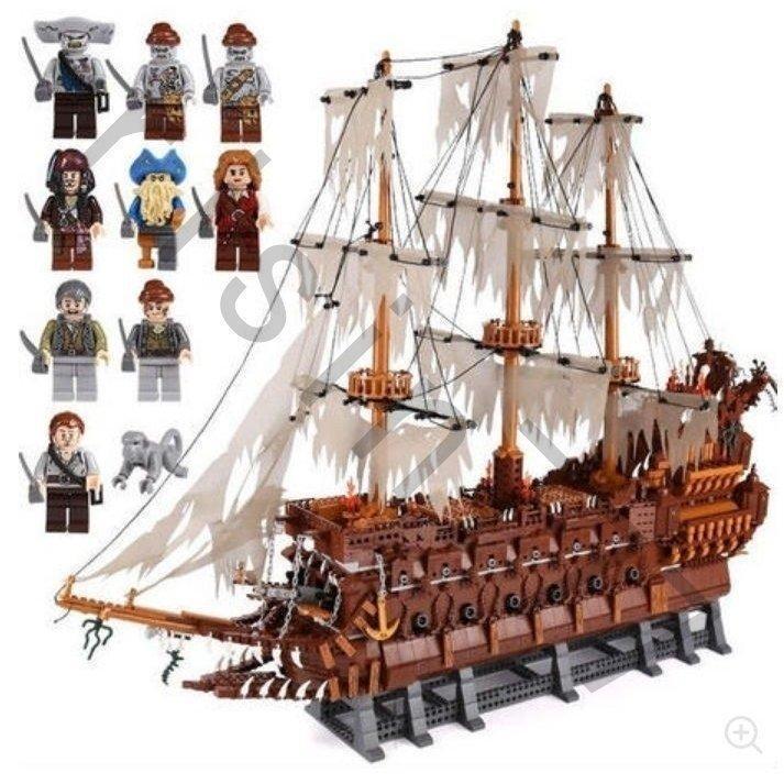 レゴ 取り替えっこ品 フライングダッチマン号 パイレーツ生きすだま船 MOC パイレーツオブカリビアン クリスマス 差し上げ物