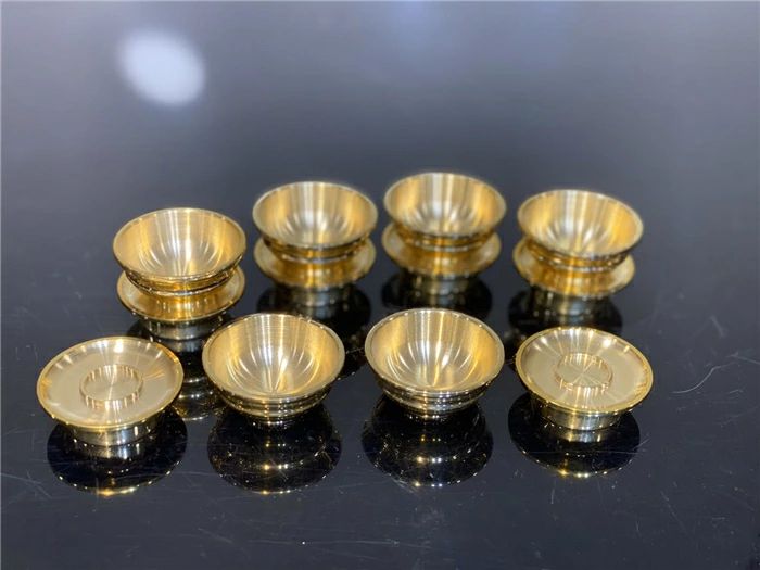 【送料無料】真鍮製 佳品　手作り 密教 法具 真鍮製 六器一組 仏教｜Catwalks 1 店