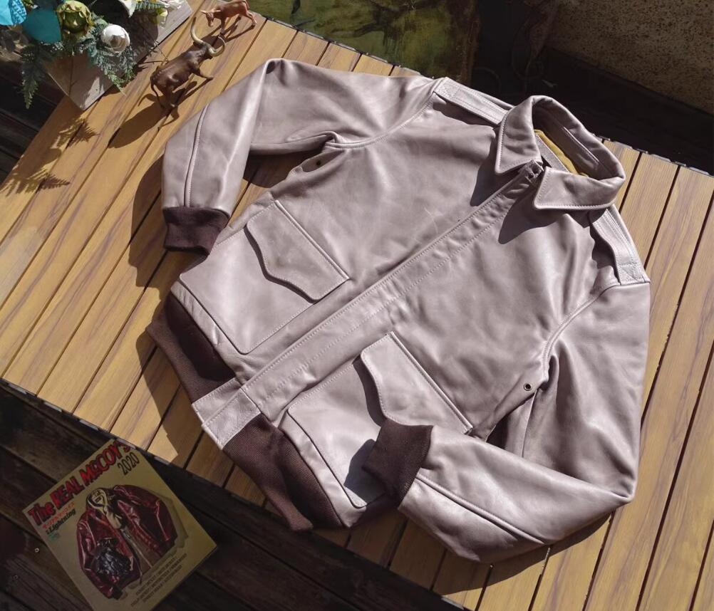 秋冬 新品　イタリア牛革　レトロ　上品　本革 A2　フライトジャケット　ライダースジャケット 革ジャン Ｓ～5XL｜Catwalks 1 店