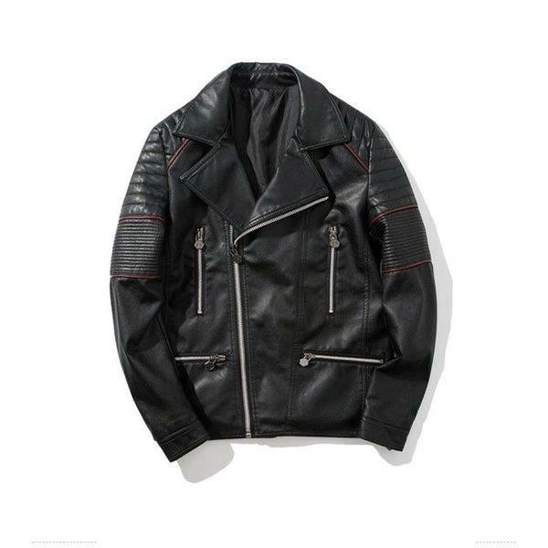 レザージャケット 革ジャケット 革ジャン メンズファッション ブラック 合皮 新品 PU革 オシャレ レザー お兄系 お洒落 ファッション