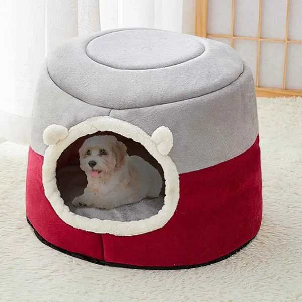 ディープスリープ子猫ベッド 猫 洞窟 眠っている巣 テント 洞窟 猫 huts 犬 シェルター 家 子犬 穴 ある巣｜Catwalks 1 店
