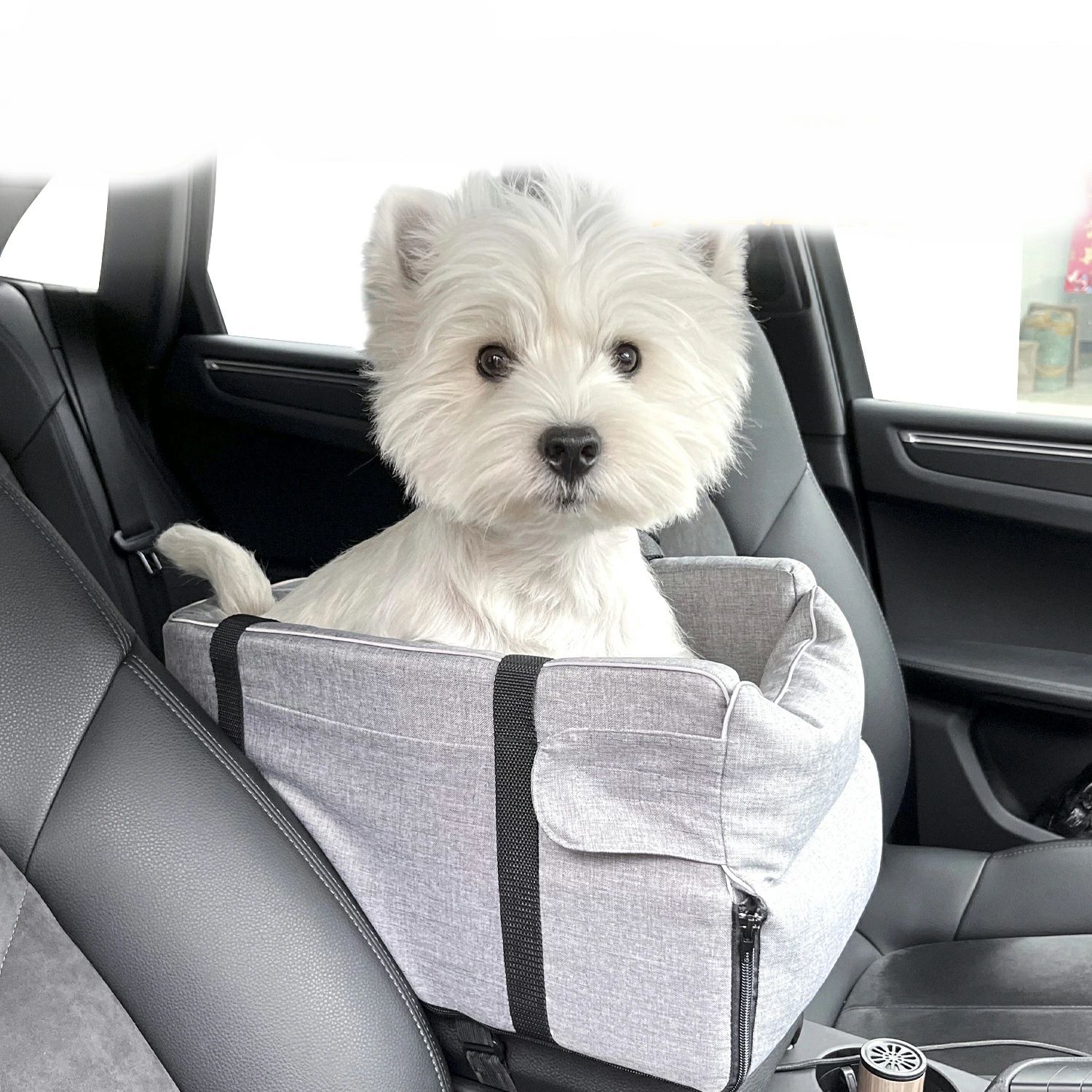 車載犬ベッド ペットカーシートバッグ 安全シート 中央制御ペットベッドバッグ
