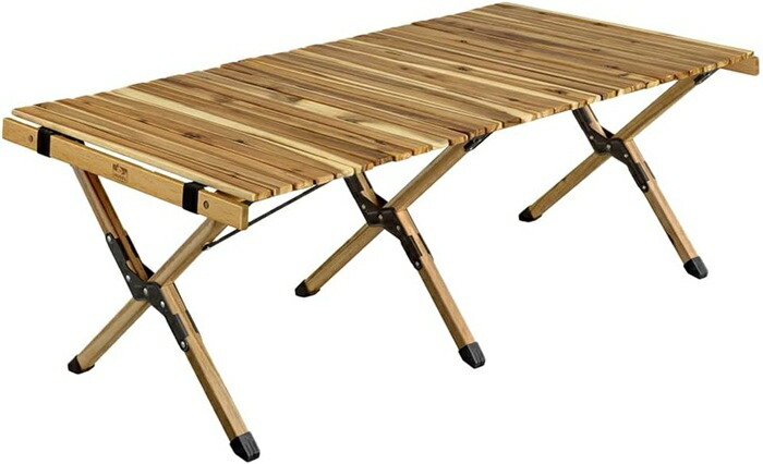 楽天市場】アイリスオーヤマ ウッドロールテーブル WRT-120 アカシア