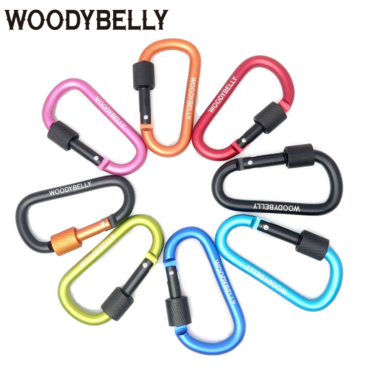 楽天市場】【お値下げ】カラビナ 8色セット 8cm マットカラー