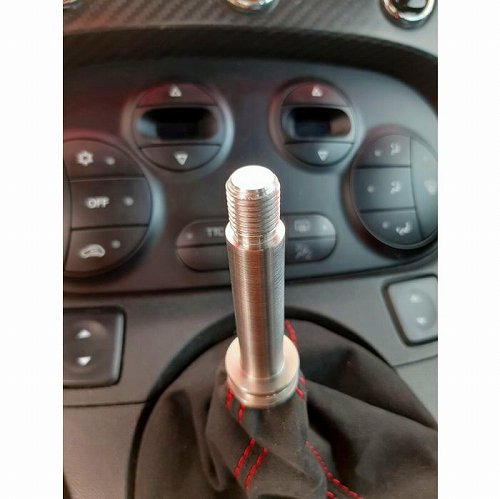 ABARTH 純正 695 BIPOST ドグミッション用アルミシフトノブ　装着アダプター 6,844円