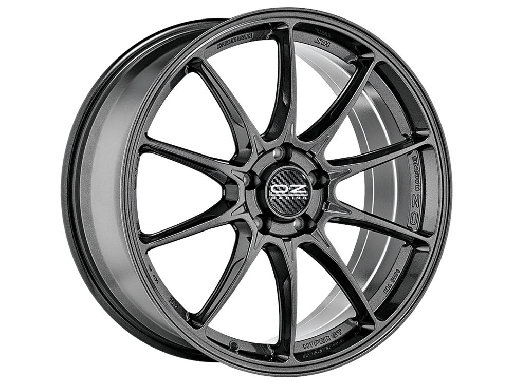 OZ Hyper GT HLT 20インチ アルミホイール4本セット ハイパージーティHLT 20×8.5J スターグラファイト　イタリア製　送料無料　サイズ 8.5×20 30 5-112 / 8.5×20 35 5-112 / 8.5×20 45 5-112