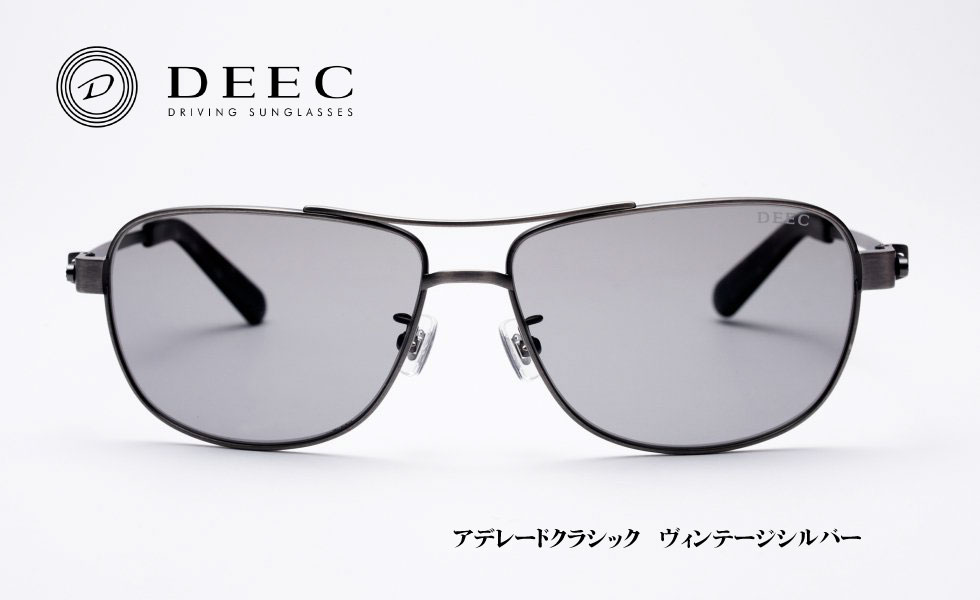 DEEC Adelaideclassic ディーク アデレードクラシック Vintage Gold / Brown (ヴィンテージゴールド/ブラウン 1516) Vintage Silver / Grey (ヴィンテージシルバー/ブラウン 1517) ドライビング サングラス チタンフレーム 日本製 鯖江|6wheels LIFE