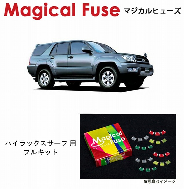 【国内正規販売店・送料無料】　マジカルヒューズ　フルキット　トヨタ ハイラックスサーフ　RZN215W　パワーシート無し　MFTF192　38個