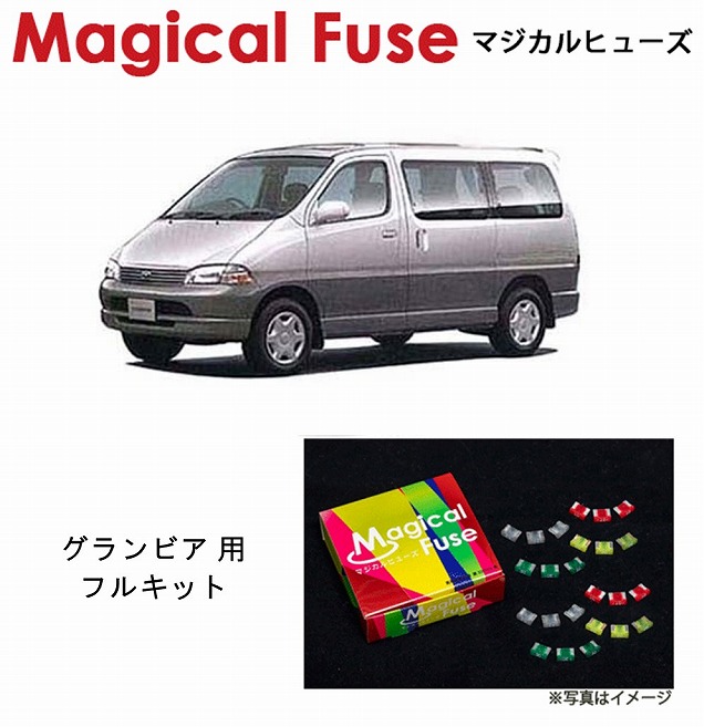 【国内正規販売店・送料無料】 マジカルヒューズ フルキット トヨタ グランビア KCH10W MFTF398 32個|6wheels LIFE