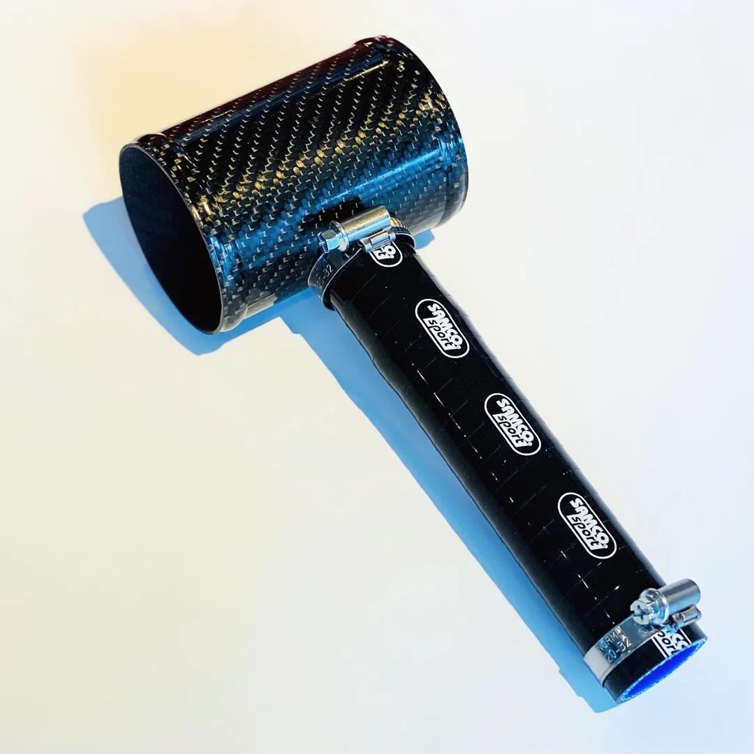 FLATOUT　カーボンリターンパイプキット for ABARTH500/595/695　|　フラットアウト アバルト BMC製OTAキット ブローオフフィルター交換品 サムコ製シリコンホース付属 16,088円