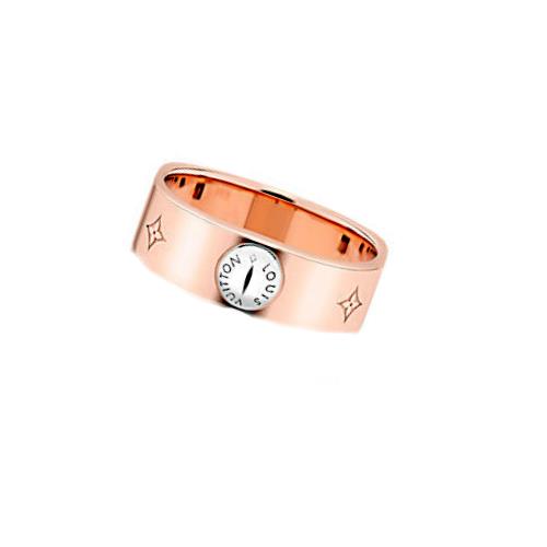 Select Shop Cavallo: LOUIS VUITTON Louis Vuitton 2016 new ring ring M00213 pink Monogram Berg ...