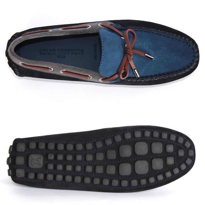 Select Shop Cavallo: LOUIS VUITTON Louis Vuitton Arizona driving shoes loafer slip-ons shoes men ...