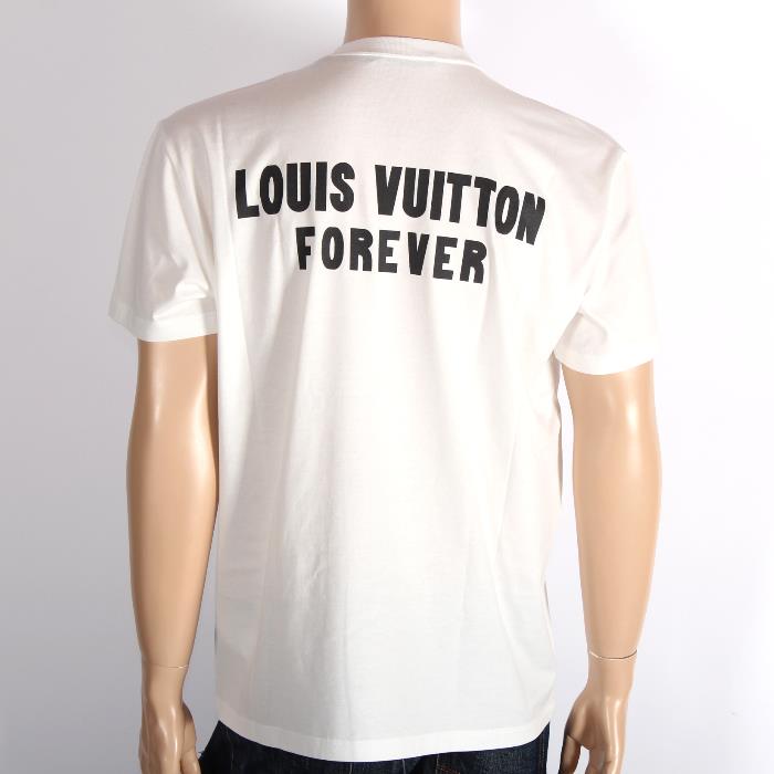 Select Shop Cavallo: LOUIS VUITTON Louis Vuitton-limited up side down LV logo pocket T-shirt ...