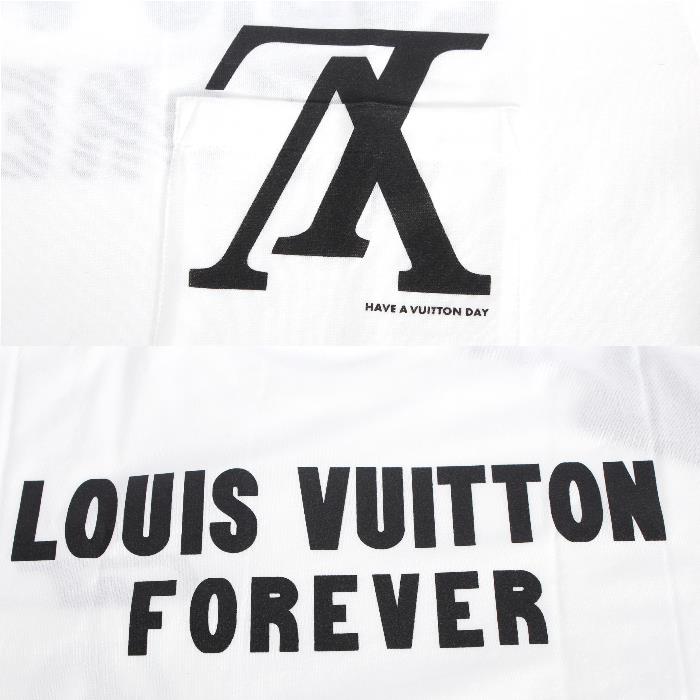 Select Shop Cavallo: LOUIS VUITTON Louis Vuitton-limited up side down LV logo pocket T-shirt ...