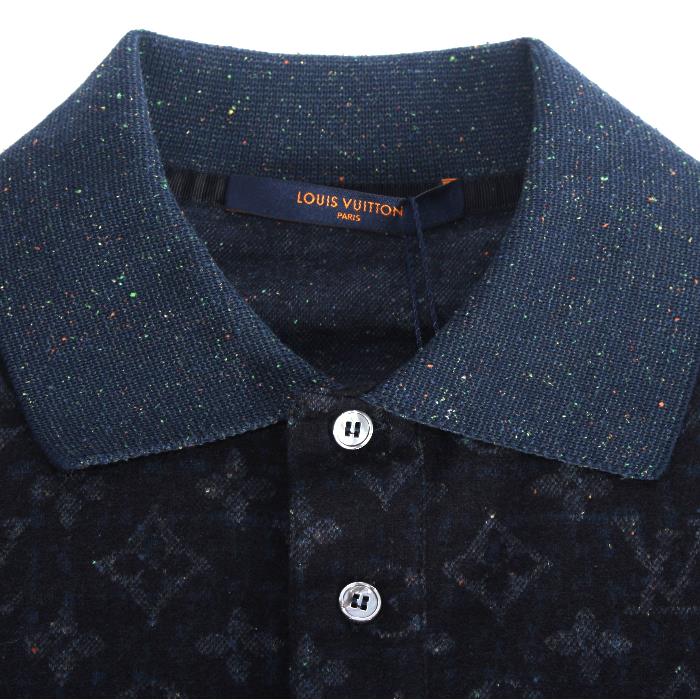 Select Shop Cavallo: LOUIS VUITTON Louis Vuitton-limited short-sleeved polo shirt All-over style ...