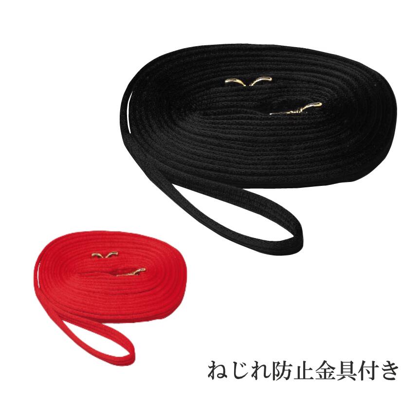 【送料無料】布調馬索 ねじれ防止金具付 乗馬用 乗馬 乗馬用品 ブラック 黒 レッド 赤 カバロ