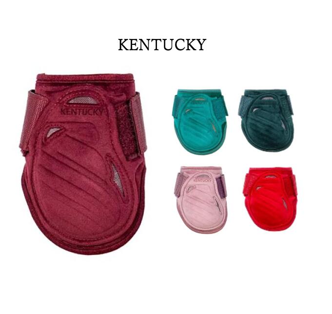 【送料無料】KENTUCKY ヤングホースフェットロックブーツ Velvet ベルベット 乗馬 乗馬用 乗馬用品 馬具 カバロ｜カバロ　店