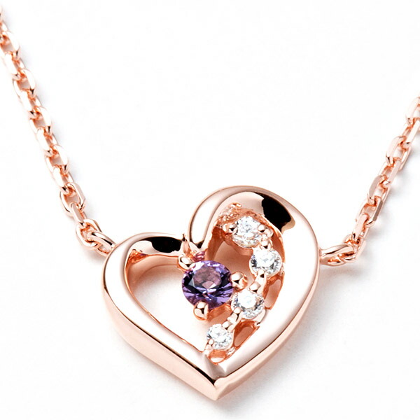 楽天市場 Boxデザイン対応 正規紙袋 無料 4 C ネックレス プレゼント ヨンドシー レディース ハート 2月 誕生石 アメジスト カナル4 カナルヨンドシー 4度c 2月誕生石 アクセサリー ペンダント シンプル かわいい 新品 正規品 ギフト プレゼント ブランド