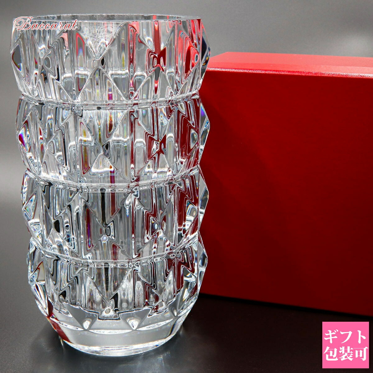 Baccarat バカラ フラワーベース アイベース M クリスタルガラス 箱付 Baccarat バカラ フラワーベース アイベース M クリスタルガラス