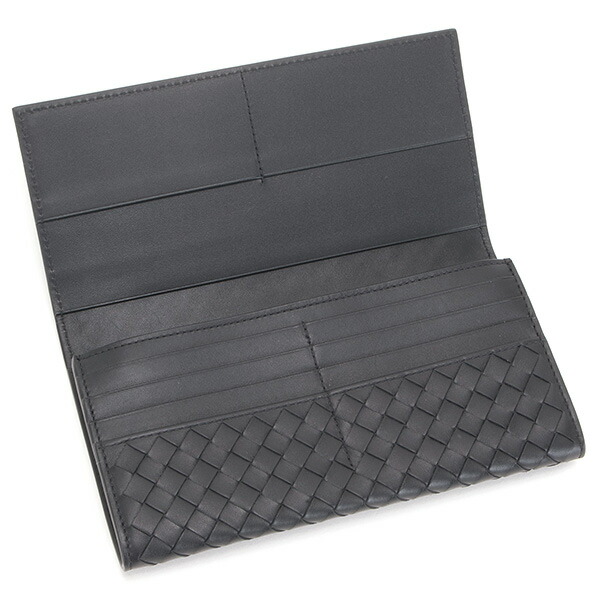 名入れ ボッテガヴェネタ アクセサリー 長財布 ボッテガ 財布 Bottega Veneta メンズ レディース ブラック 黒 レザー 本革 ファスナー 小銭入れ V4651 1000 ボッテガ ヴェネタ 正規品 新品 新作 ブランド 年 プレゼント ギフト ワールドギフト カヴァ