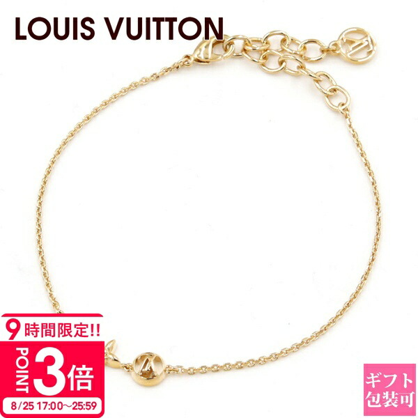 【美品・正規品】ルイヴィトン ブレスレット プティ ★付属品完備 ギフトに最適】Louis Vuitton プティ ルイ ブレスレット (Louis