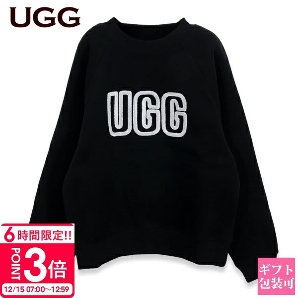 楽天市場】UGG アグ スウェット UGG ロゴ クルーネック スウェット