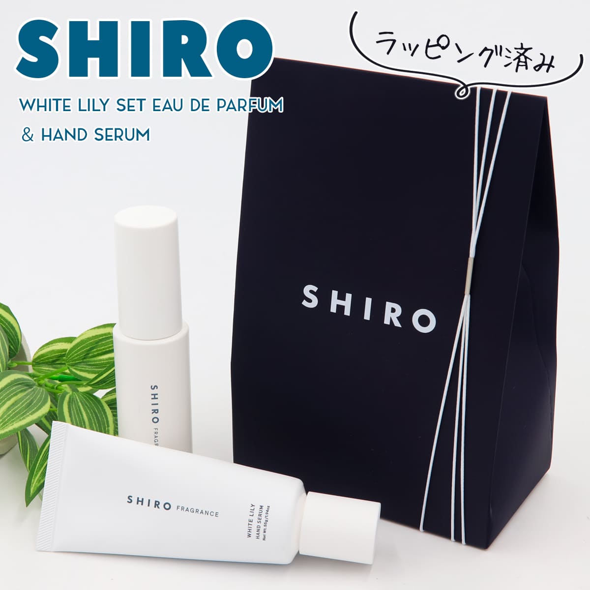 SHIRO ホワイトリリー＆アールグレイ＆ペアー＆抹茶 香水セット SHIRO shiro ホワイトリリー 香水 & ハンド美容液 正規品 セット