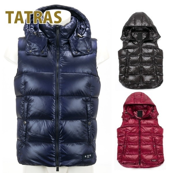 【 men's 】TATRAS(タトラス)ダウンベスト チェサーノ(迷彩) 美品】TATRAS メンズ ダウンベスト チェーサーノ 迷彩