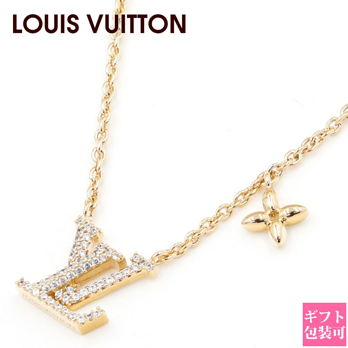 Louis Vuitton ピンクゴールド ネックレス ペンダント モノグラム・イディール(ピンクゴールド) ｜ルイ