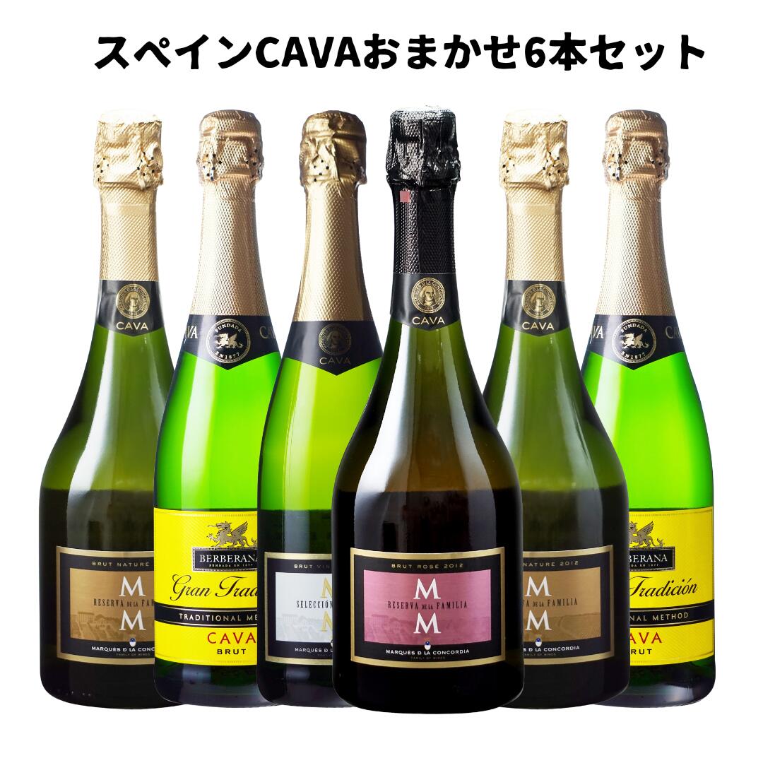 [ソムリエール厳選]おまかせスペインCAVAお得な6本セット　メーカーお取り寄せ｜Cave Entre Duex Vins